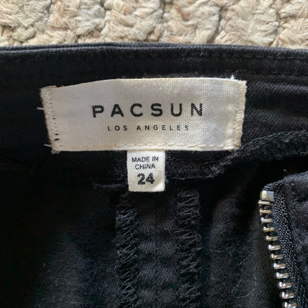 Pacsun Black Zipper Skirt - Picture 2 of 4